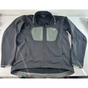 arcteryx mens hommes herren jacket CA#34438 Sz XL Black